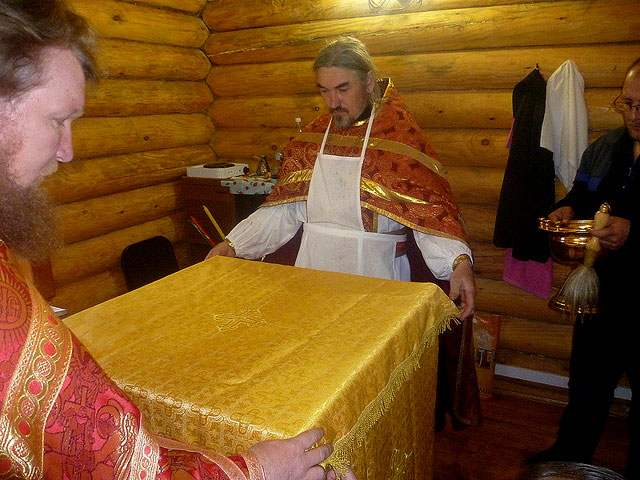 Освящение храма-часовни во имя священномученика Платона Анкирского Освящение храма-часовни во имя священномученика Платона Анкирского
